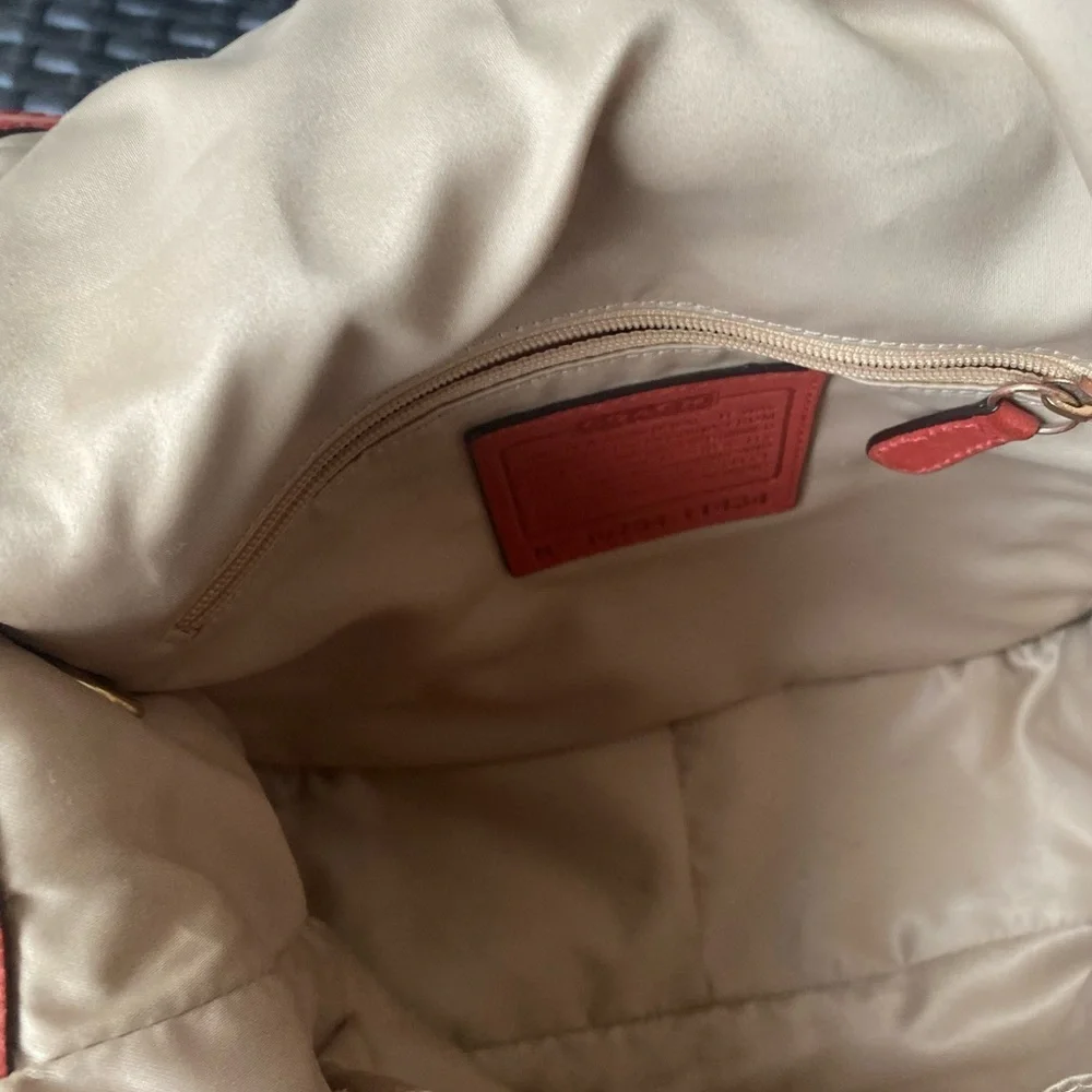 Coach Bleeker Signature Canvas and Leather Shoulder Bag